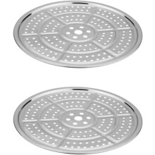 2-Pack Stainless Steel 14-Inch Canner Rack for Pressure Canners, Steaming, Toasting & Baking – Compatible with Presto & All American
