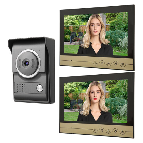 Θυροτηλέφωνο με κουδούνι βίντεο με οθόνη TFT LCD 9 ιντσών, υπέρυθρη νυχτερινή όραση, 2