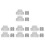 4Sets Siliconen Babyhekken Verlengset Wit Met Doucemontage 9