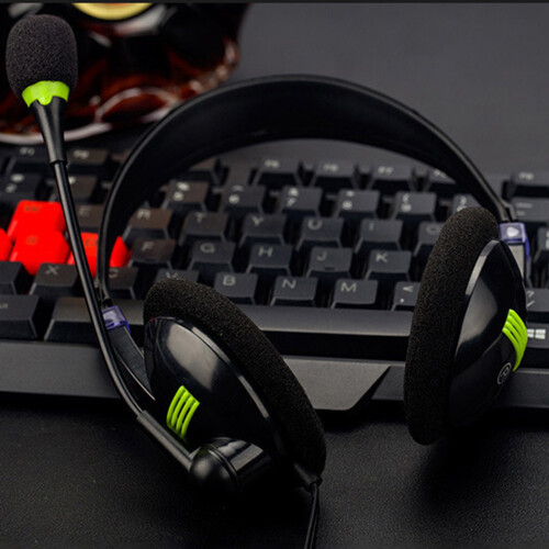 (PC) Wireless Office Headset with Breathable Ear Muff 2