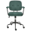 Beliani Desk Chair PAWNEE Fabric Dark Green 4