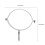 4Pcs Silver Stainless Steel Pipe Bracket Clamp for Chimney Ventilation 2