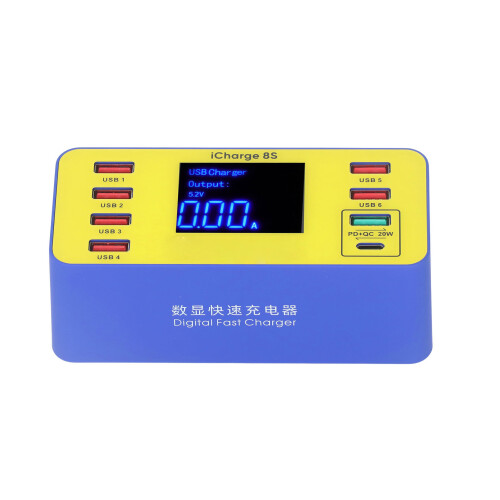 Universal Compatibility Multiple Safety Protections Multiple USB Charging Station Smart Detection High Power Output Fast Charging Quick Charge 2