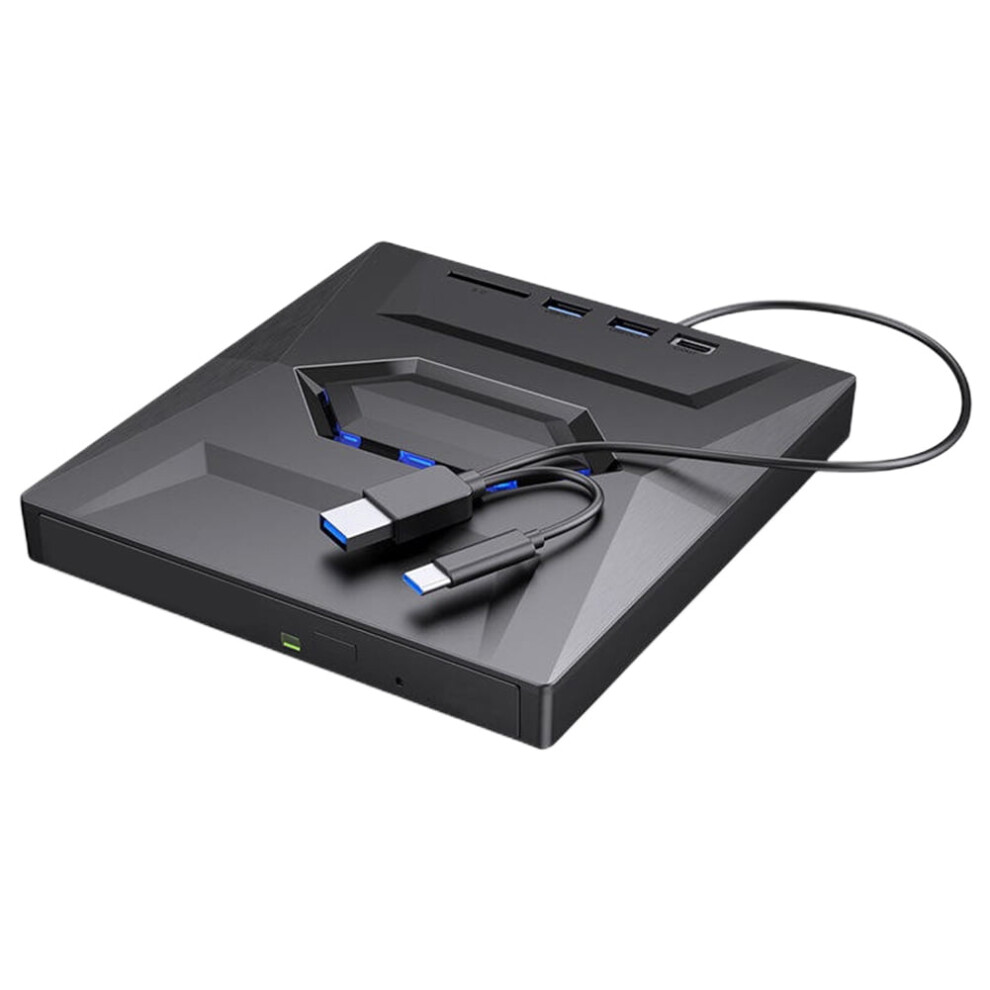 Usb/Type C External Dvd Cd Rw Optical Drive Vcd Player Disk Drive Dvd Burner Reader With Sd/Tf Port 9482726266242