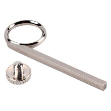 Metal Trumpet Valve Slide Finger Ring with Screw 2 pcs