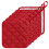 Square Potholder,Red Cotton Kitchen Baking Pot Holder,6Count 4