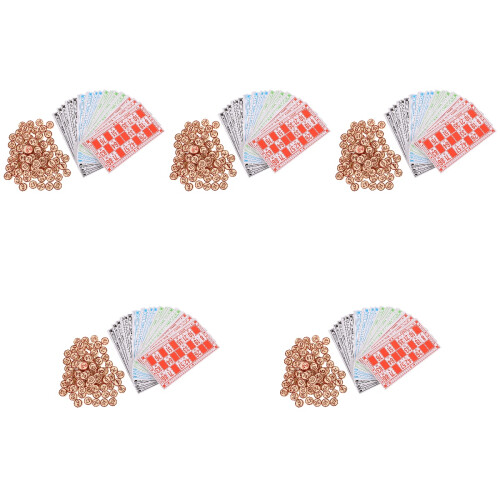 5Sets Complete Bingospelset Met Schaakstukken En Kaarten 2