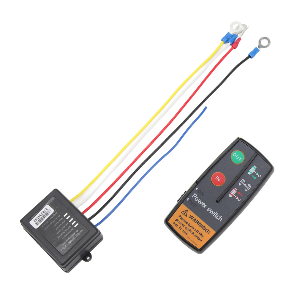Wireless Winch Remote Control 12V/24V 50Ft Range Handset Switch 6931388625858