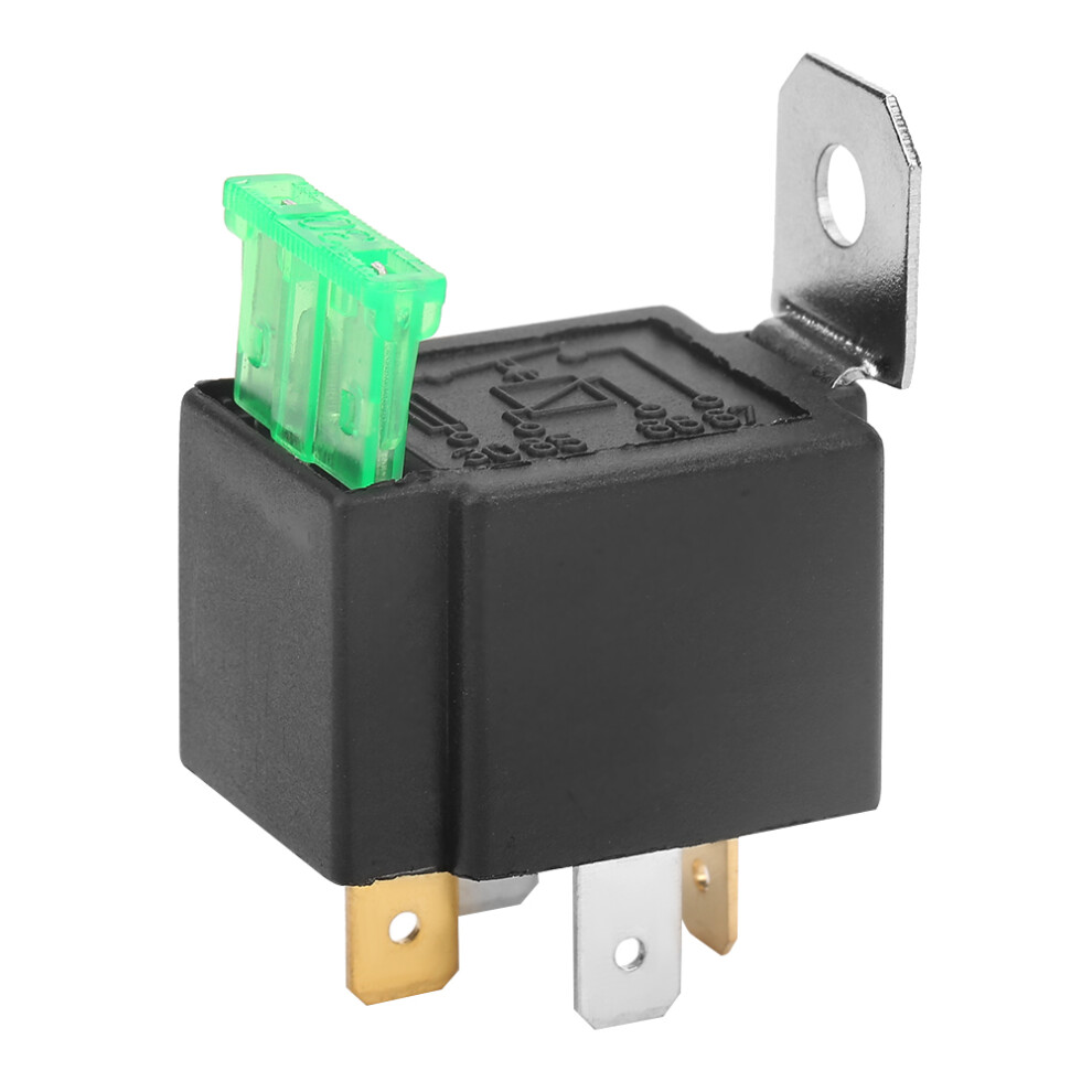 High Switching Capability Automotive Relay With Fuse Relay Switch Harness Blade Fuse Socket Heavy Duty Wires Interlocking Mounting Design Color 9489952159829