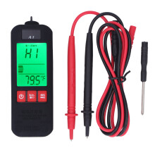 Multimètre numérique intelligent avec testeur de résistance, fréquence et continuité, fonction de test de tension électrique, identification