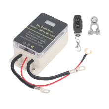 Remote Controlled Battery Kill Switch12V200A Anti Theft Remote Battery Isolator Wireless Remote Control Automatic Power Cut Off Low Standby Power