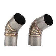 High Temperature Resistance Exhaust Mid Pipe For Ducati Bikes, Motorcycle Exhaust Pipe With Long Service Life And High Strength Stainless Steel