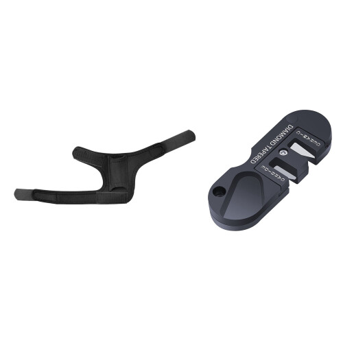 Portable  Knife Multifunction Sharpener with Wrist Flashlight Holsters Durable Diving Flashlight