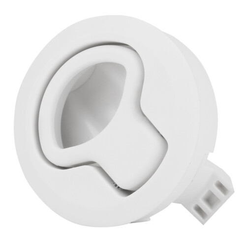Trava de plástico resistente e durável para escotilha de encaixe embutido, estilo náutico, 4,5 cm (1,8 polegadas), resistente à água e à