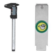 Electronic Digital Caliper with Gemstone Jewelry Diamond Measuring Foot Size Measuring Six Caliper Tool Jewelry