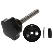 M8 x 50mm Thread Replacement Star Hand Knob Tightening Screw with Handwheel with Rotating Handle