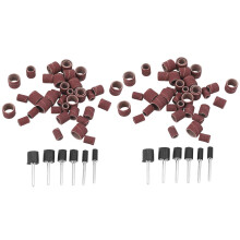 Jumbo 102pc Drum Sanding Kit - Fits - Includes Rubber Drum Mandrels - 1/2, 3/8 & 1/4 inch