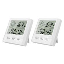 2X Digital Indoor Hygrometer Thermometer with Display,Accurate Temperature Humidity Monitor Meter