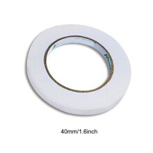 (40mm*12m) Double Sided Tape Thin Type Easy to Tear Strong Stickiness Adhesive Sticky Tapes for Crafts Letters Shelves Drawers