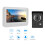 Visual Two Way Intercom System With700Line HD Camera, Infrared Night Vision Wired Video Doorbell With Remote Unlock Function And Durable Rainproof 4