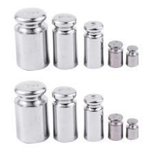 2X Weight 1G 2G 5G 10G 20G Chrome Plating Calibration Gram Scale Weight Set for Digital Scale Balance Silvery White