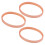 3 x Orange PU Belt Suitable for  Planer 1900B 2