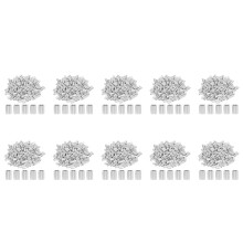 2000PCS 1/16 Inch Cable Ferrule Set Aluminum Alloy Crimping Loop Sleeve for Wire Rope