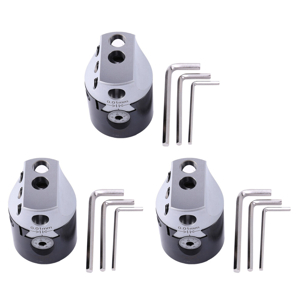 3Pcs 2Inch 50Mm F1 Type Boring 12Mm Lathe Boring Bar Milling Holder For Mt2 Mt3 R8 Shank Milling Machine Tools 6032015684191
