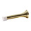 Bright Brass Spring Door Stopper with Rubber Tip (6 Pack) 5