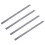4X Double Side Scale Stainless Steel Straight Ruler Measuring Tool 50cm 1