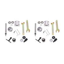 2X No Power DIY Woodworking Cutting Grinding Spindle Trimming Belt Jto Drill Chuck Set Small Lathe Accessories