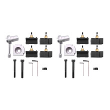 2X CNC Drehwerkzeughalter Schnellwechselstahlhalter Schrauben Kit Set Bohrstange Drehen Plandrehhalter Schraubenschlüssel