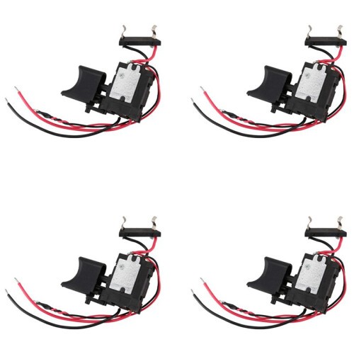 4X 7.2 V - 24 V Lithium Battery Cordless Drill  Speed Control Trigger  with Small Light