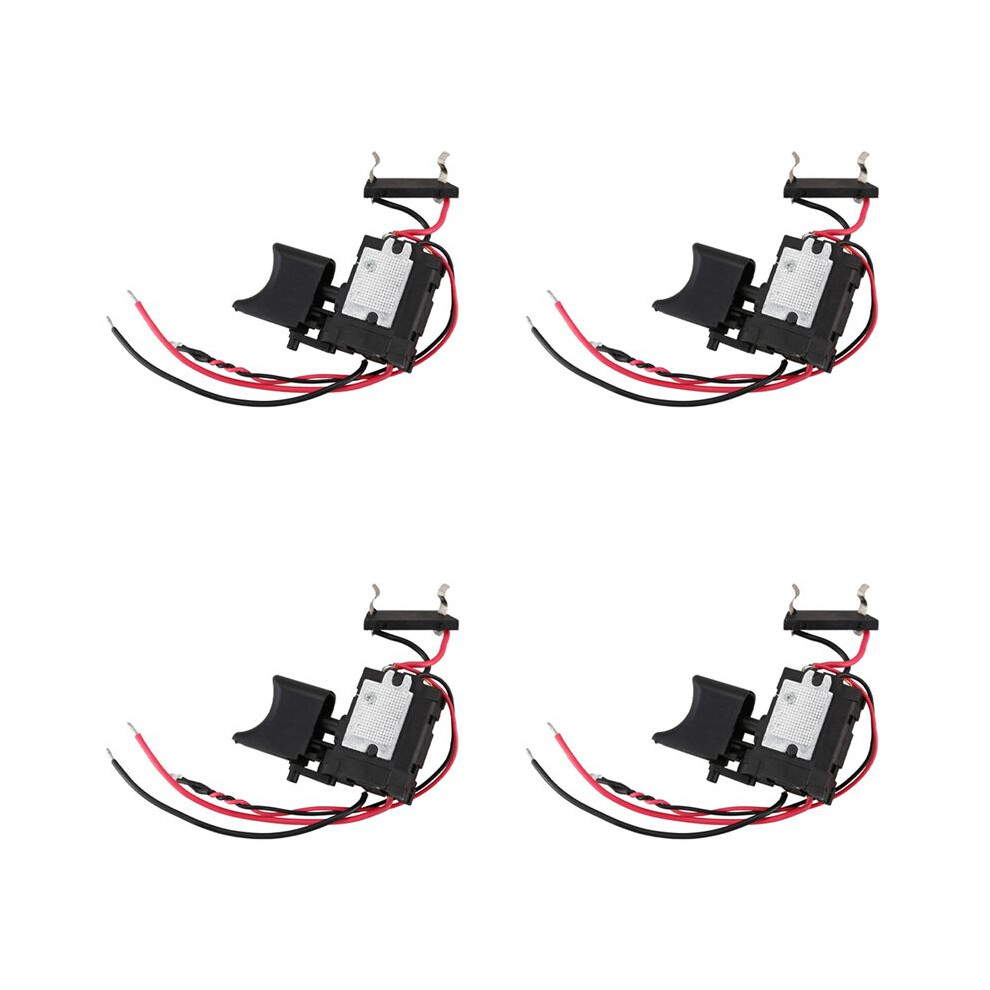 4X 7.2 V - 24 V Lithium Battery Cordless Drill Speed Control Trigger With Small Light 6031015880824