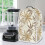 Horse Chestnut Leaf Pattern Coffee Machine Dust Cover 1Pcs Protective Case Polyester AntiSlip for Kitchen Counter Hand Strap 5