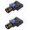 2X XPE LED 120 Lumen 3 Modes Waterproof Zoomable Clip -  Cap Hat Light Flashlight  Light Lamp Black 2
