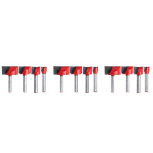 12 Stücke Boden Reinigung Gravur Bit Holz CNC Fräser 10/15/22 / 30mm Fräser Schaftfräser Für Holzfräser Set