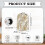 Horse Chestnut Leaf Pattern Coffee Machine Dust Cover 1Pcs Protective Case Polyester AntiSlip for Kitchen Counter Hand Strap 6