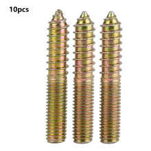 Double Headed Bolts For Wood Furniture Assembly High Strength Threaded Rods With Galvanized Finish Self Tapping Design Rust And Corrosion Resistant