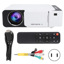 Videoproiettore HD wireless con connettività Wi-Fi, design mini e portatile per home theater e intrattenimento all'aperto.