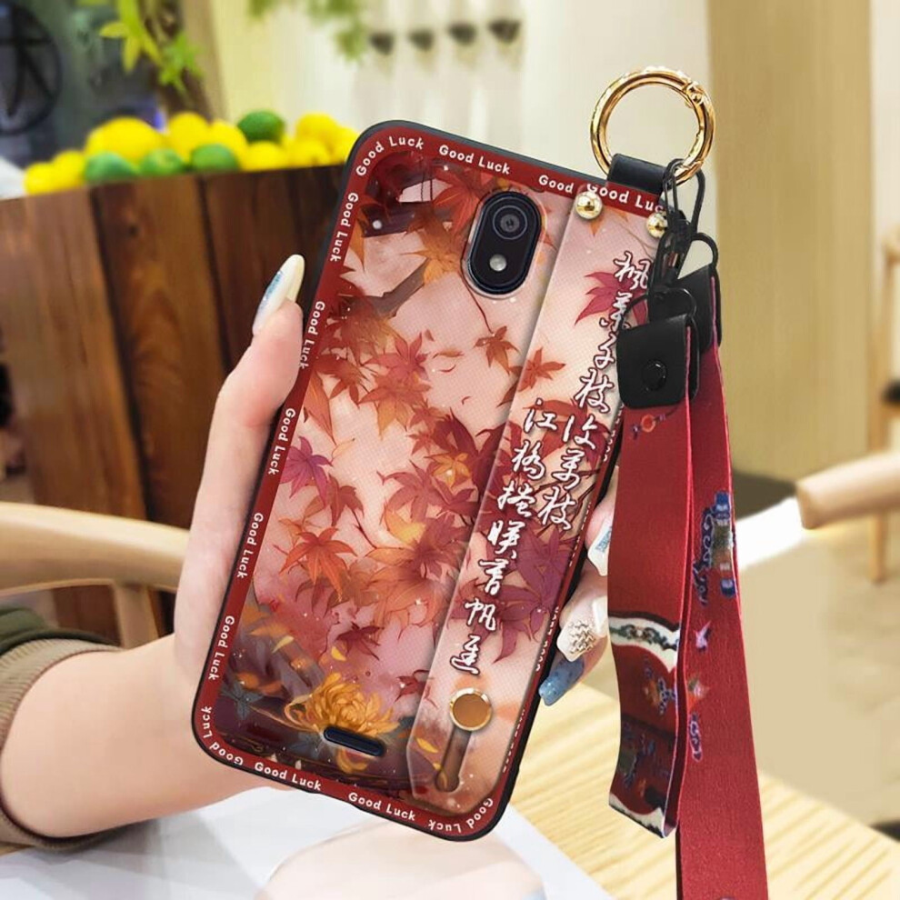 Nokia C100 Phone Case Â Shockproof, Waterproof, Dirt-Resistant, Wristband & Lanyard, Kickstand, Soft Protective Ring Case, Chinese Style For Elderly 9482726271857