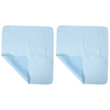 2St Adult Underpads Sky-Blue Topkwaliteit Wasbare Bedbeschermers