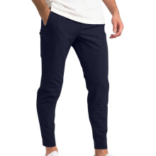 Stretch slim-fit taps toelopende broek voor heren, effen kleur, casual, ademend, elastische taille, comfortabel voor dagelijks gebruik, moderne stijl