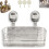 Boîte de rangement à ventouses pour salle de bain, robuste, 1 pièce 1