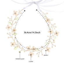 (DH0206) Flower Hair Hoop for Bridesmaid Wedding Party