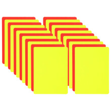 22St Waterbestendige Voetbal Scheidsrechter Kaarten Rood PVC