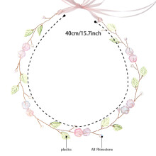 (DH0210) Flower Hair Hoop for Bridesmaid Wedding Party