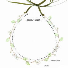(DH0202) Flower Hair Hoop for Bridesmaid Wedding Party