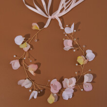 (DH0204) Flower Hair Hoop for Bridesmaid Wedding Party