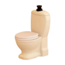 Miniature Toilet Bathroom Furniture Dollhouse Accessory 1:12 Scale Realistic Decorative Pretend Play Toy Collection Mini Toy
